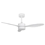 Ventilador de techo Alemar Valcano blanco luz LED 107 cm