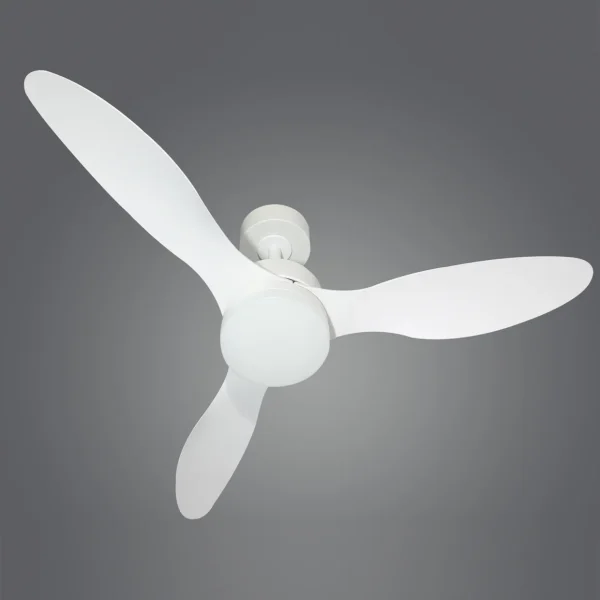 Ventilador de techo Alemar Valcano blanco luz LED 107 cm