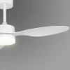 Ventilador de techo Alemar Valcano blanco luz LED 107 cm