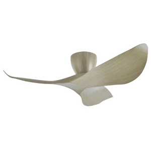 ventilador-techo-alemar-venice-sin-luz-motor-dc-3-aspas-16055 Ventilador Alemar Venice madera clara sin luz 97 cm