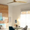Ventilador de techo Faro Alo L Blanco Pino Sin Luz 152 cm