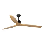Ventilador de techo Faro Alo L Negro Pino Sin Luz 152 cm