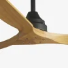 Ventilador de techo Faro Alo L Negro Pino Sin Luz 152 cm