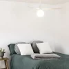 Ventilador de techo Faro Amelia Ball L Blanco Blanco Luz LED 132 cm
