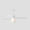 Ventilador de techo Faro Amelia Ball L Blanco Blanco Luz LED 132 cm