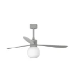 Ventilador de techo Faro Amelia Ball L Gris Gris Luz LED 132 cm