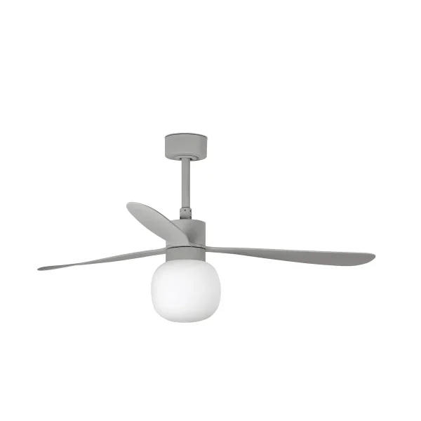 Ventilador de techo Faro Amelia Ball L Gris Gris Luz LED 132 cm
