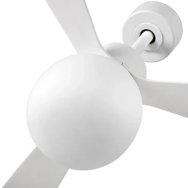 Ventilador de techo Faro Amelia Ball L Blanco Blanco Luz LED 132 cm