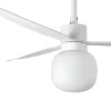 Ventilador de techo Faro Amelia Ball L Blanco Blanco Luz LED 132 cm