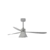 Ventilador de techo Faro Amelia Cone L Gris Gris Luz LED 132 cm
