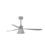 Ventilador de techo Faro Amelia Cone L Gris Gris Luz LED 132 cm