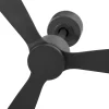 Ventilador de techo Faro Amelia L Negro Negro Sin Luz 132 cm