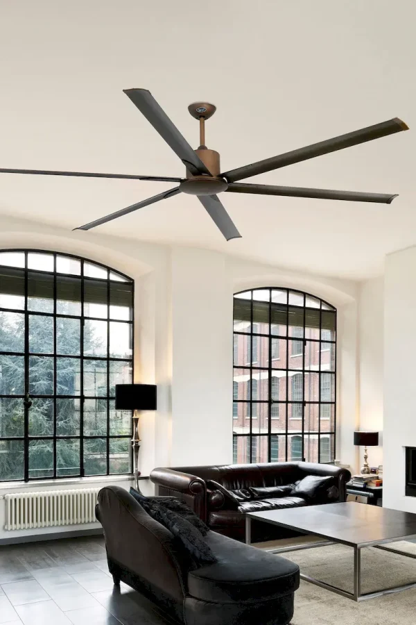 Ventilador de techo Faro Andros XXL Marron Marron Sin Luz 213 cm