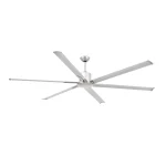 Ventilador Faro Andros XXL Niquel satinado Aluminio Sin Luz 213 cm
