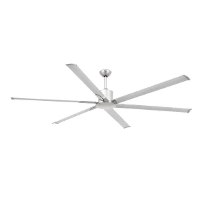 Ventilador Faro Andros XXL Niquel satinado Aluminio Sin Luz 213 cm