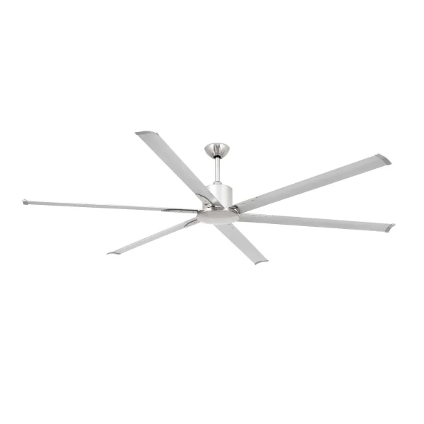 Ventilador Faro Andros XXL Niquel satinado Aluminio Sin Luz 213 cm