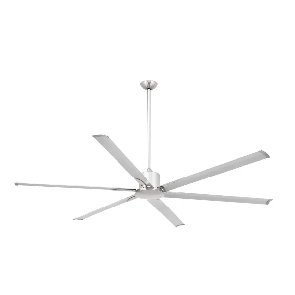 Ventilador Faro Andros XXL Niquel satinado Aluminio Sin Luz 213 cm