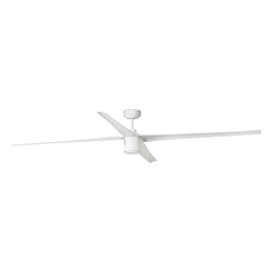 Ventilador de techo Faro Attos XXL Blanco Blanco Luz LED 213 cm