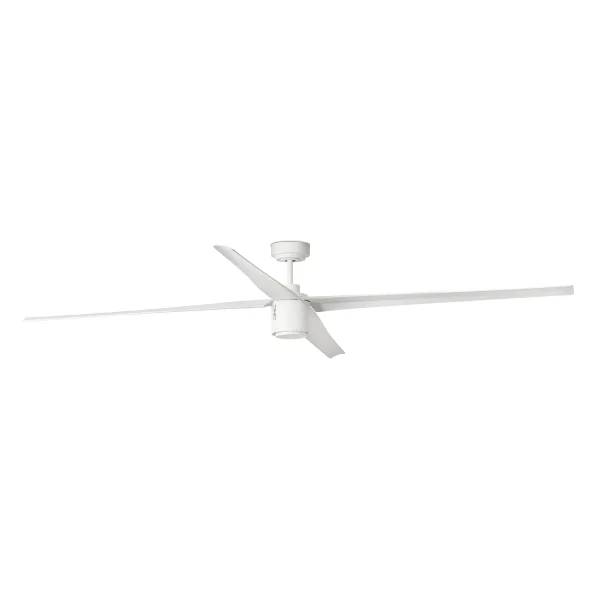 Ventilador de techo Faro Attos XXL Blanco Blanco Luz LED 213 cm