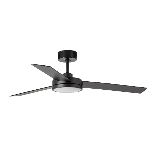 Ventilador de techo Faro Barth L Negro Negro Luz LED 132 cm
