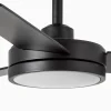 Ventilador de techo Faro Barth L Negro Negro Luz LED 132 cm