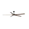 Ventilador de techo Faro Bigwood XL Negro Nogal Sin Luz 200 cm
