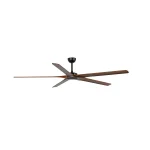 Ventilador de techo Faro Bigwood XL Negro Nogal Sin Luz 200 cm