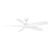 Ventilador de techo Faro Cocos L Blanco Blanco Luz LED 137 cm