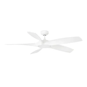 Ventilador de techo Faro Cocos L Blanco Blanco Luz LED 137 cm