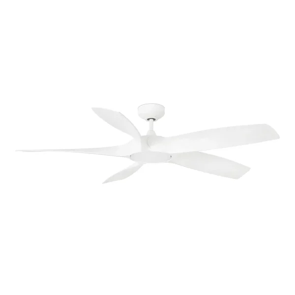Ventilador de techo Faro Cocos L Blanco Blanco Luz LED 137 cm