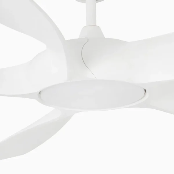 Ventilador de techo Faro Cocos L Blanco Blanco Luz LED 137 cm