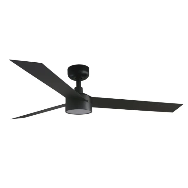 Ventilador de techo Faro Cruiser L Negro Negro Luz LED 132 cm