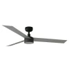 Ventilador de techo Faro Cruiser L Negro Aluminio Luz LED 132 cm