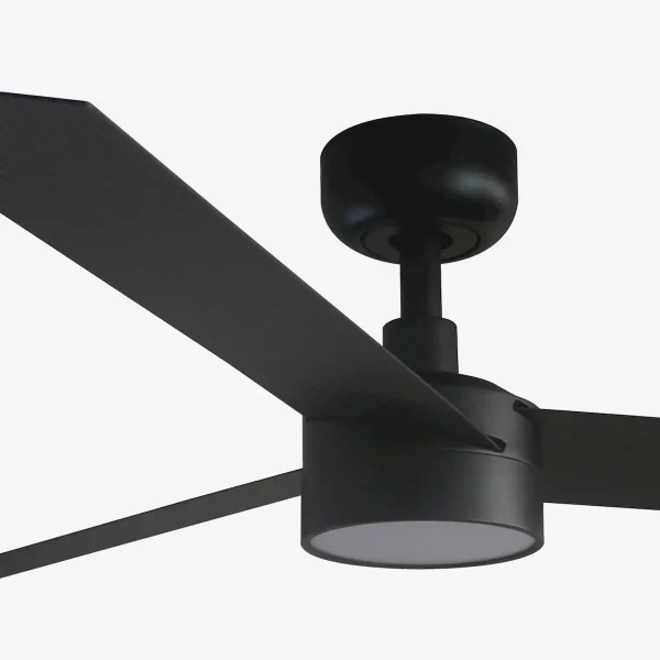 Ventilador de techo Faro Cruiser L Negro Negro Luz LED 132 cm