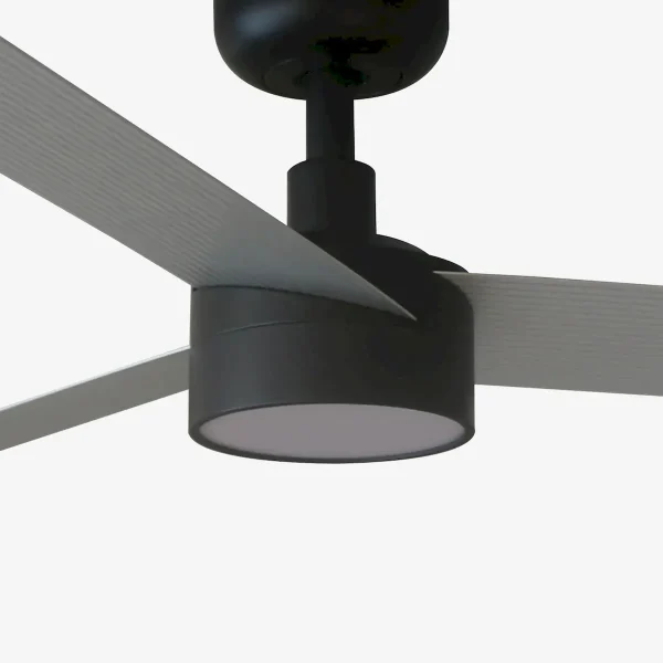 Ventilador de techo Faro Cruiser L Negro Aluminio Luz LED 132 cm