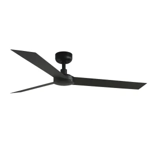 Ventilador de techo Faro Cruiser L Negro Negro Sin Luz 132 cm