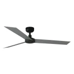 Ventilador de techo Faro Cruiser L Negro Aluminio Sin Luz 132 cm