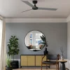 Ventilador de techo Faro Cruiser L Negro Aluminio Sin Luz 132 cm