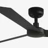 Ventilador de techo Faro Cruiser L Negro Negro Sin Luz 132 cm