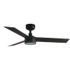 Ventilador de techo Faro Cruiser S Negro Negro Luz LED 106 cm