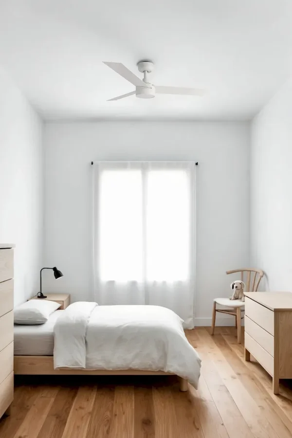 Ventilador de techo Faro Cruiser S Blanco Blanco Luz LED 106 cm