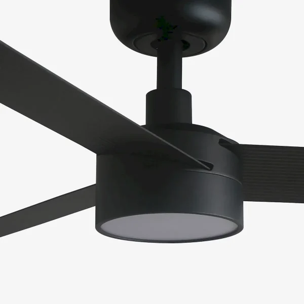 Ventilador de techo Faro Cruiser S Negro Negro Luz LED 106 cm