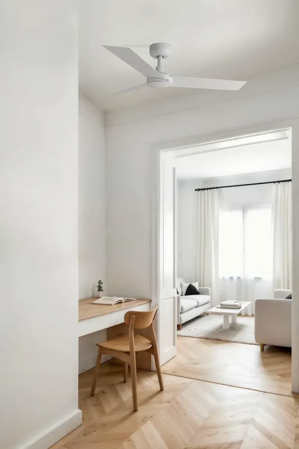 Ventilador de techo Faro Cruiser S Blanco Blanco Sin Luz 106 cm