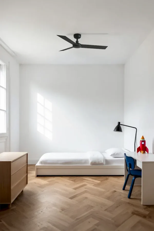 Ventilador de techo Faro Cruiser S Negro Negro Sin Luz 106 cm