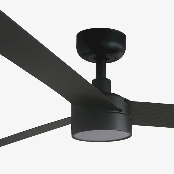 Ventilador de techo Faro Cruiser XL Negro Negro Luz LED 160 cm