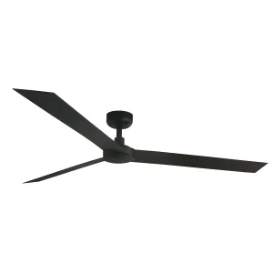 Ventilador de techo Faro Cruiser XL Negro Negro Sin Luz 160 cm