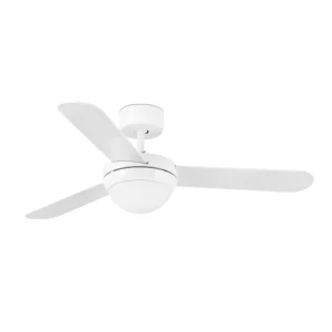 Ventilador de techo Faro Feroe S Blanco blanco o arce Con Luz 107 cm