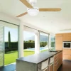 Ventilador de techo Faro Feroe S Blanco blanco o arce Con Luz 107 cm