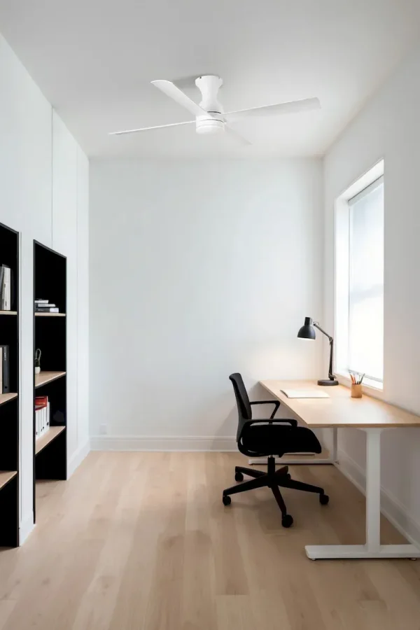 Ventilador de techo Faro Fraser M Blanco Blanco Luz LED 120 cm