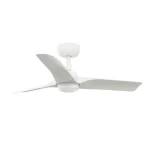 Ventilador de techo Faro Hey S Blanco Blanco Luz LED 90 cm